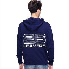 Leavers Hoodie 3D Style 26 Name Inside Design Stars & Stripes Hoodie